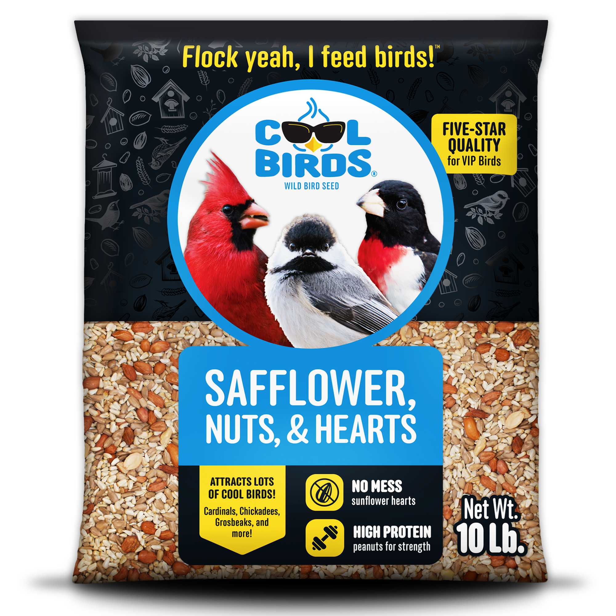Safflower, Nuts & Hearts